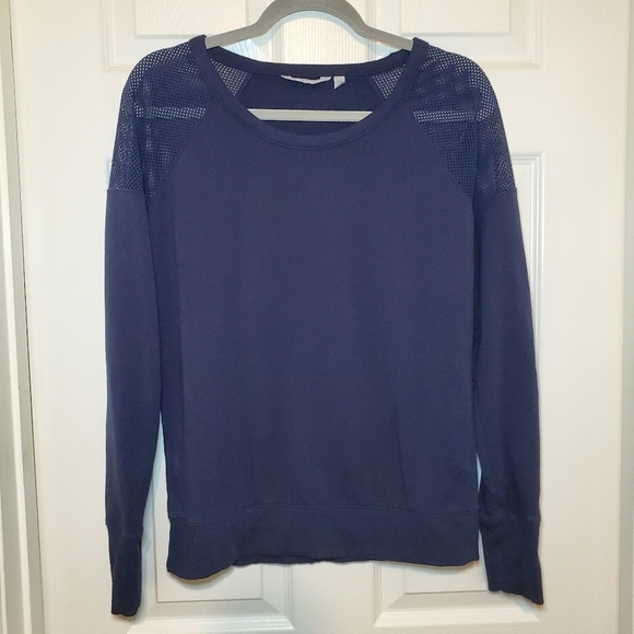 ATHLETA Citytime Crewneck Sweatshirt Navy Blue Size: S - Picture 2 of 11
